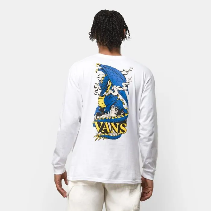 Vans Seismic Activity Long Sleeve TShirt White Mens TShirts and Tanks Vans Seismic Activity Long Sleeve TShirt White Mens TShirts and Tanks