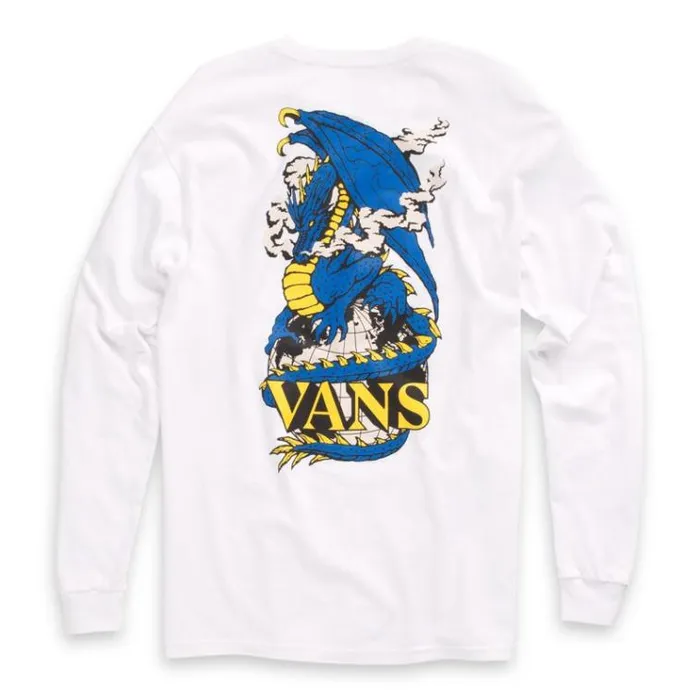 Vans Seismic Activity Long Sleeve TShirt White Mens TShirts and Tanks Vans Seismic Activity Long Sleeve TShirt White Mens TShirts and Tanks