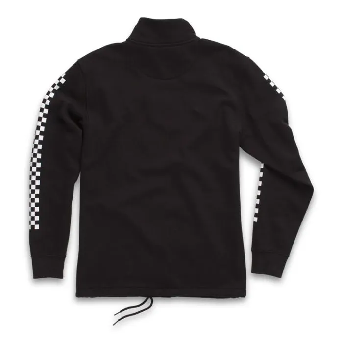Vans Versa Quarter Zip Pullover BlackCheckerboard Mens Hoodies and Jackets Vans Versa Quarter Zip Pullover BlackCheckerboard Mens Hoodies and Jackets
