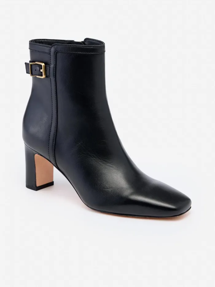 Vivvi Leather Ankle Boots Black Women JMcLaughlin Boots