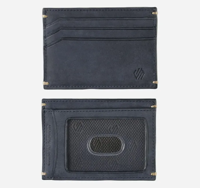 Wallets Men Johnston and Murphy Jackson Weekender Case Navy Oiled