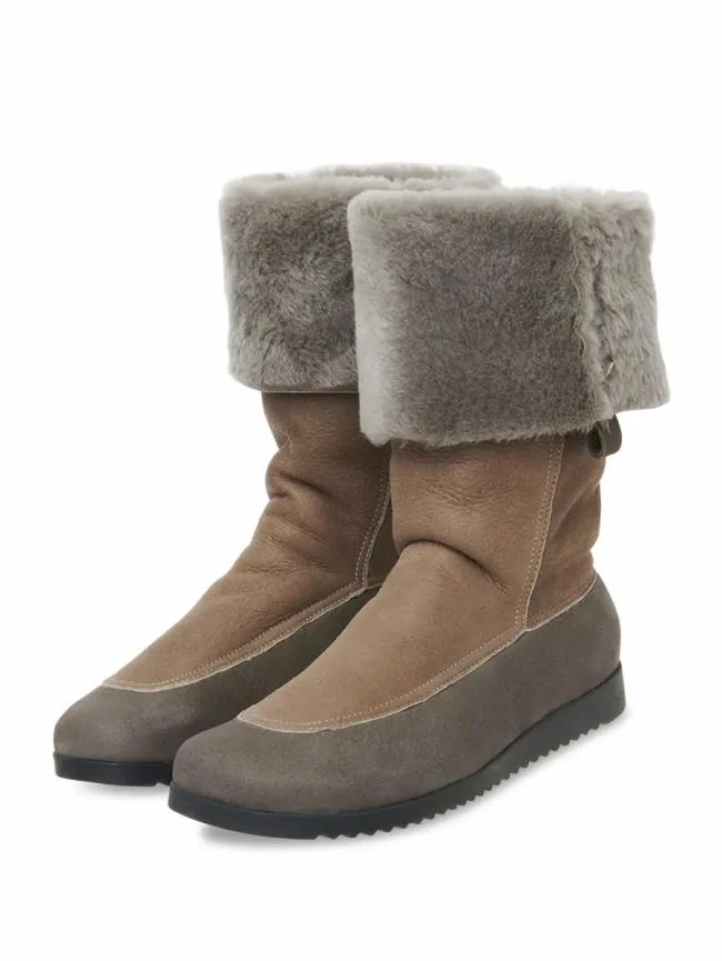 Winter Collection Woman Arche Baozze Ankle Boots Nubuck Leather And Sheepskin Greycastorgrey Winter Collection Woman Arche Baozze Ankle Boots Nubuck Leather And Sheepskin Greycastorgrey