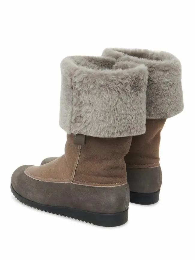 Winter Collection Woman Arche Baozze Ankle Boots Nubuck Leather And Sheepskin Greycastorgrey Winter Collection Woman Arche Baozze Ankle Boots Nubuck Leather And Sheepskin Greycastorgrey