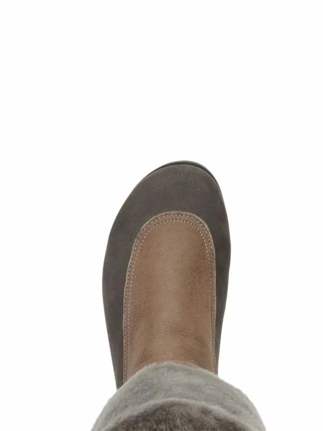Winter Collection Woman Arche Baozze Ankle Boots Nubuck Leather And Sheepskin Greycastorgrey Winter Collection Woman Arche Baozze Ankle Boots Nubuck Leather And Sheepskin Greycastorgrey