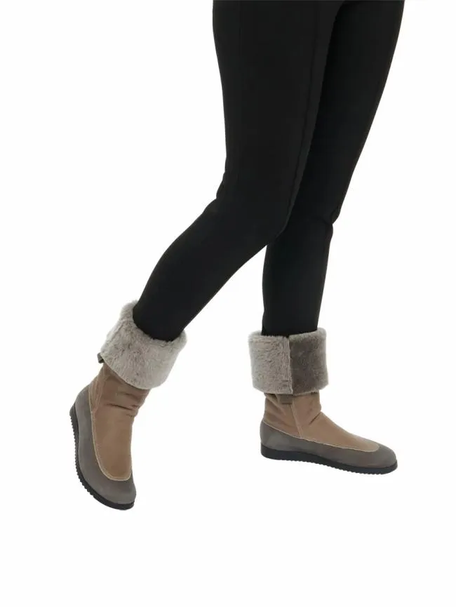 Winter Collection Woman Arche Baozze Ankle Boots Nubuck Leather And Sheepskin Greycastorgrey Winter Collection Woman Arche Baozze Ankle Boots Nubuck Leather And Sheepskin Greycastorgrey