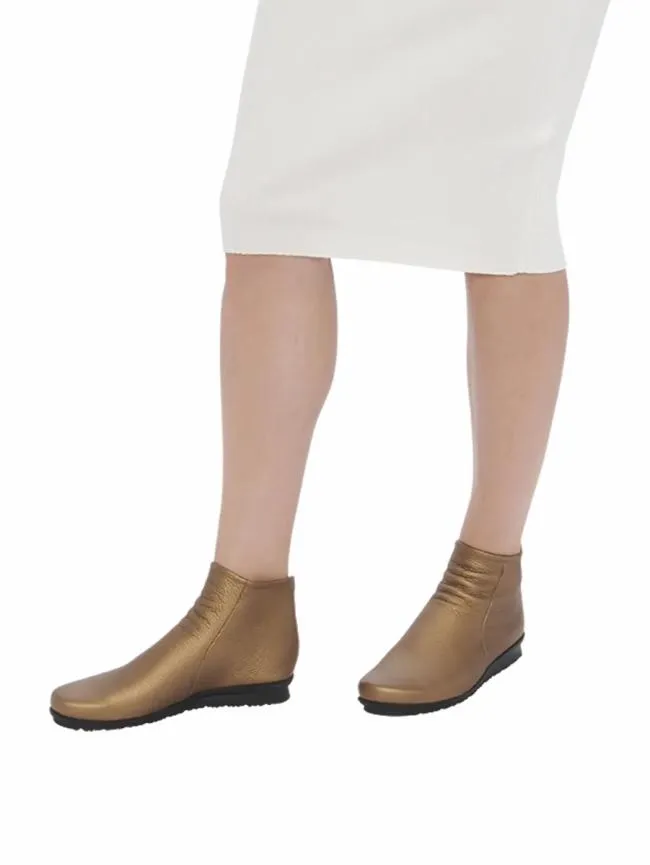 Winter Collection Woman Arche Baryky Ankle Boots Plain Pearl Leather Brownbronze Winter Collection Woman Arche Baryky Ankle Boots Plain Pearl Leather Brownbronze