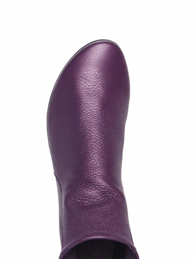 Winter Collection Woman Arche Baryky Ankle Boots Plain Pearl Leather Purpleamthys Winter Collection Woman Arche Baryky Ankle Boots Plain Pearl Leather Purpleamthys