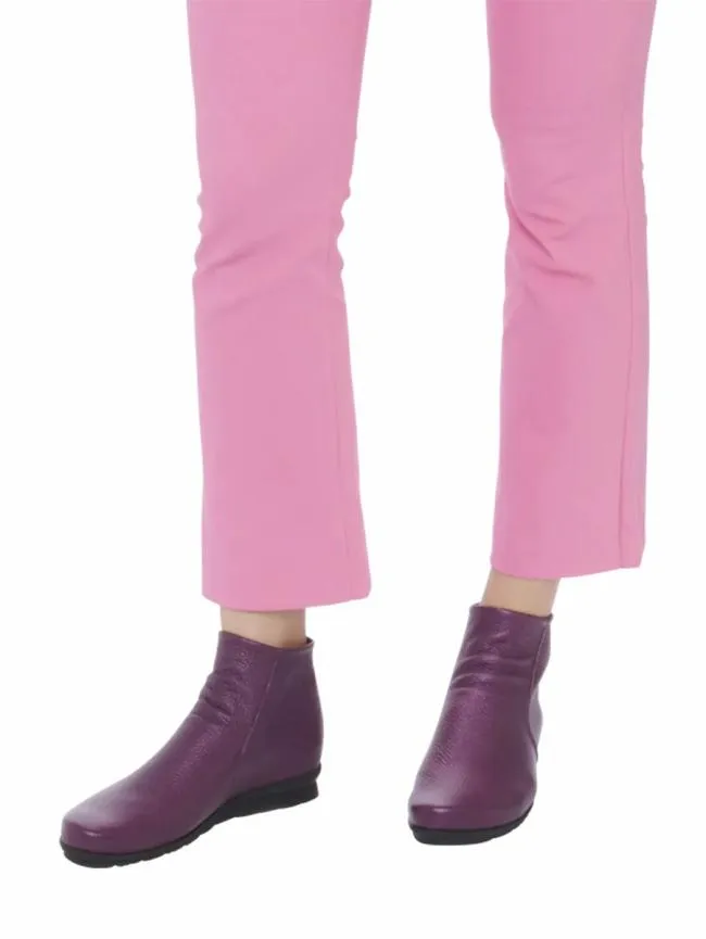 Winter Collection Woman Arche Baryky Ankle Boots Plain Pearl Leather Purpleamthys Winter Collection Woman Arche Baryky Ankle Boots Plain Pearl Leather Purpleamthys