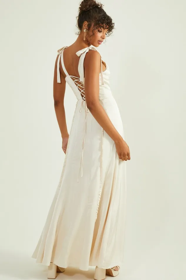 Women Altar8217d State Jacindy Satin Maxi Dress Maxi Midi