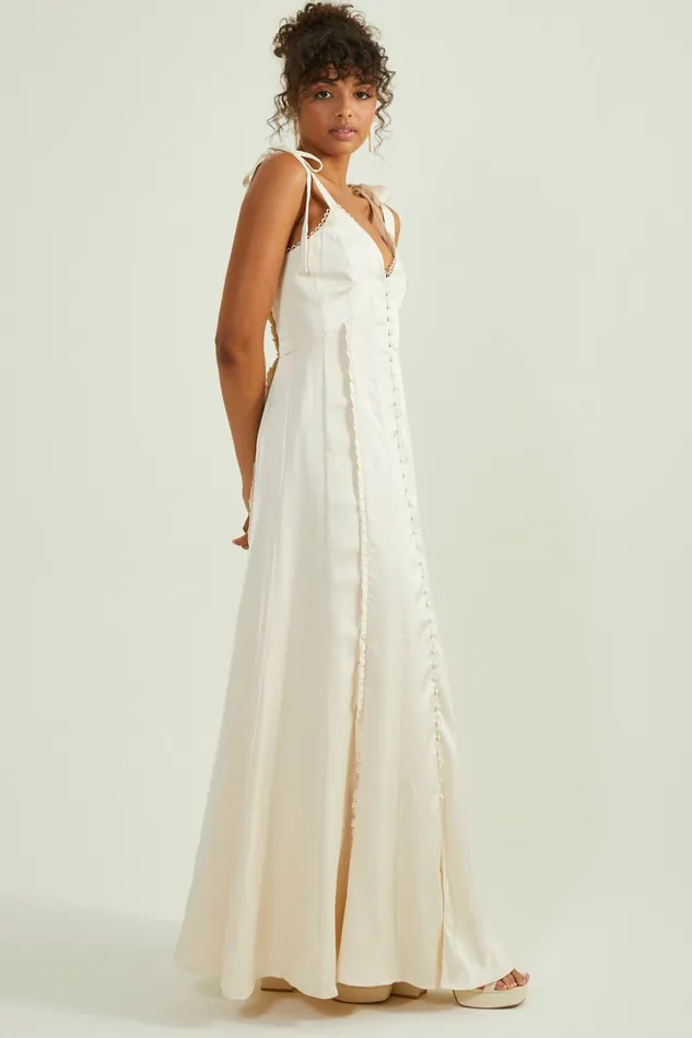 Women Altar8217d State Jacindy Satin Maxi Dress Maxi Midi