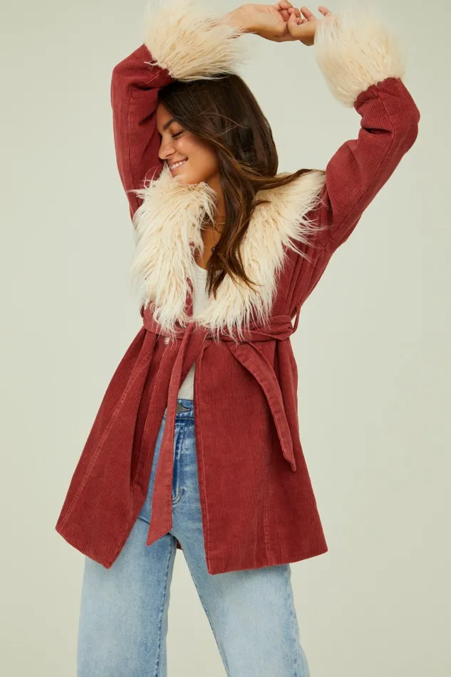 Women Altar8217d State Meredith Fur Jacket Jackets