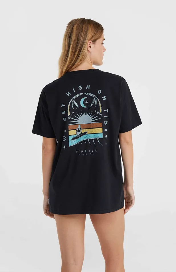 Women Beach Vintage High On Tides TShirt Black O039Neill TShirts and Tops Women Beach Vintage High On Tides TShirt Black O039Neill TShirts and Tops