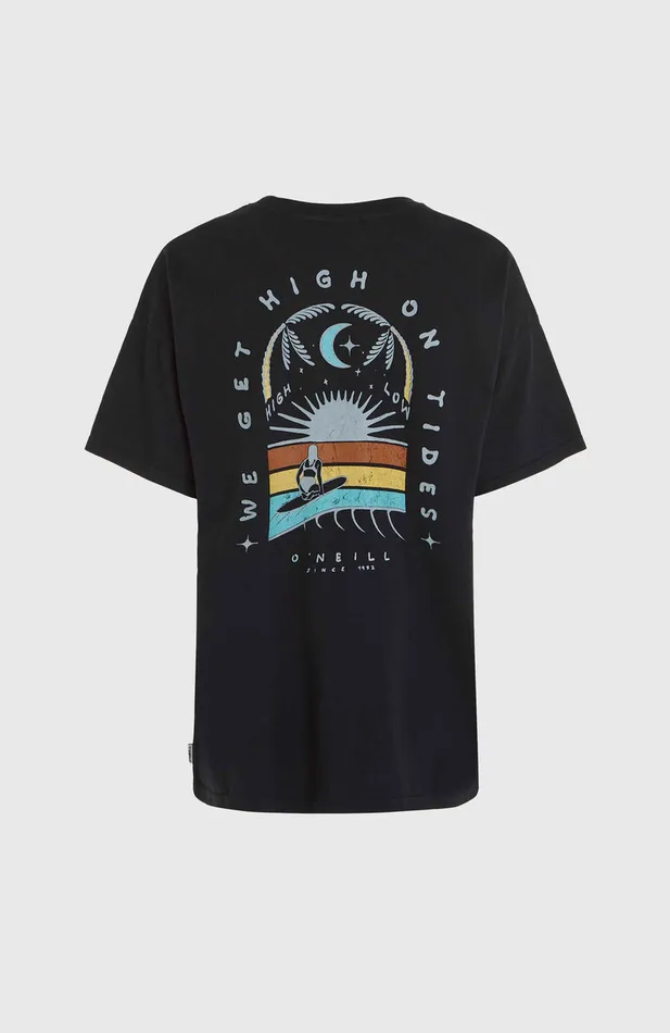 Women Beach Vintage High On Tides TShirt Black O039Neill TShirts and Tops Women Beach Vintage High On Tides TShirt Black O039Neill TShirts and Tops
