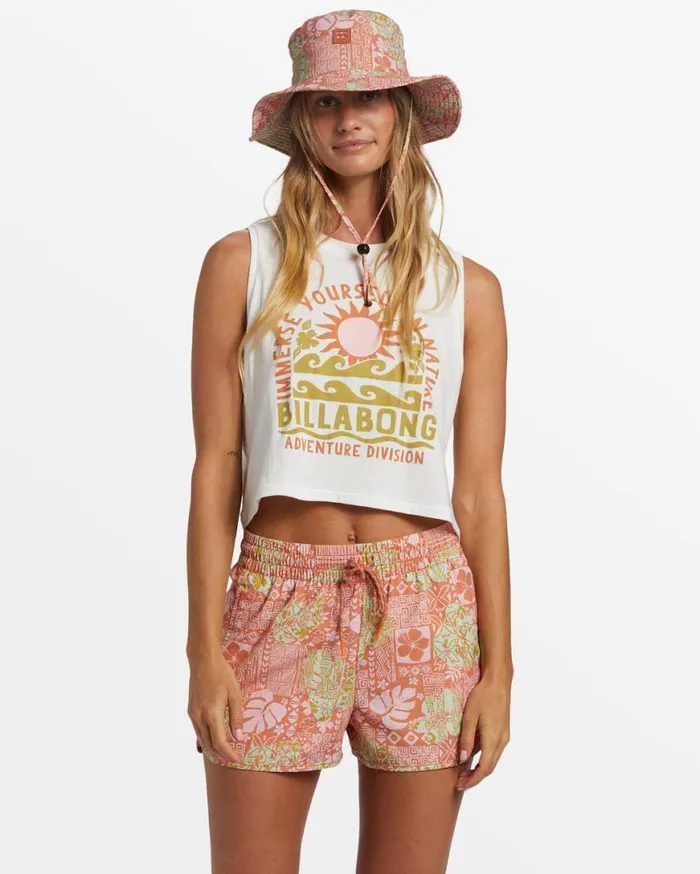 Women Billabong Shorts New Adventure Short Printed Shorts Tiki Time