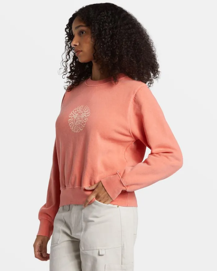 Women Billabong Sweatshirts and Fleece From Paradise Pullover Sweatshirt Papaya Women Billabong Sweatshirts and Fleece From Paradise Pullover Sweatshirt Papaya
