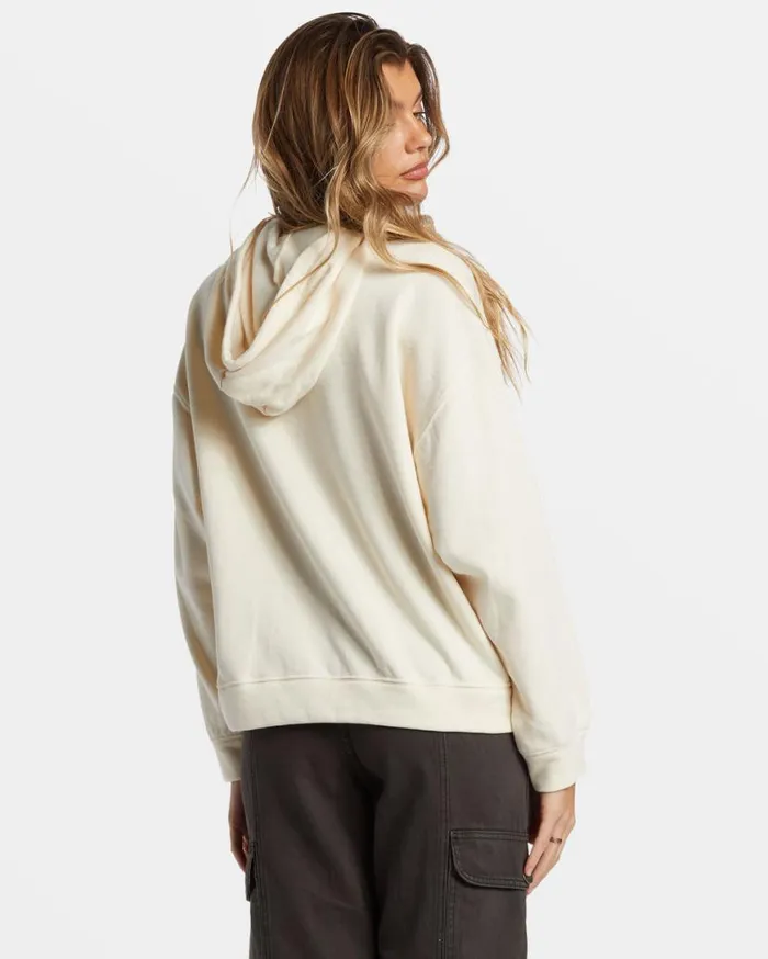 Women Billabong Sweatshirts and Fleece Keep It Up Hoodie White Cap Women Billabong Sweatshirts and Fleece Keep It Up Hoodie White Cap
