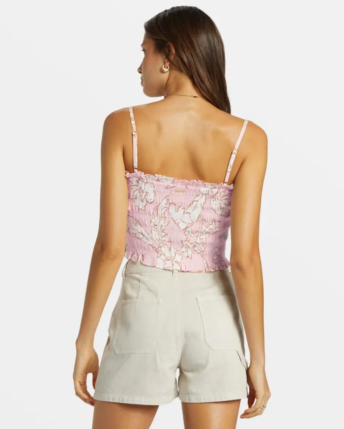 Women Billabong Tops Last Rays Crop Top Feelin Peachy Women Billabong Tops Last Rays Crop Top Feelin Peachy