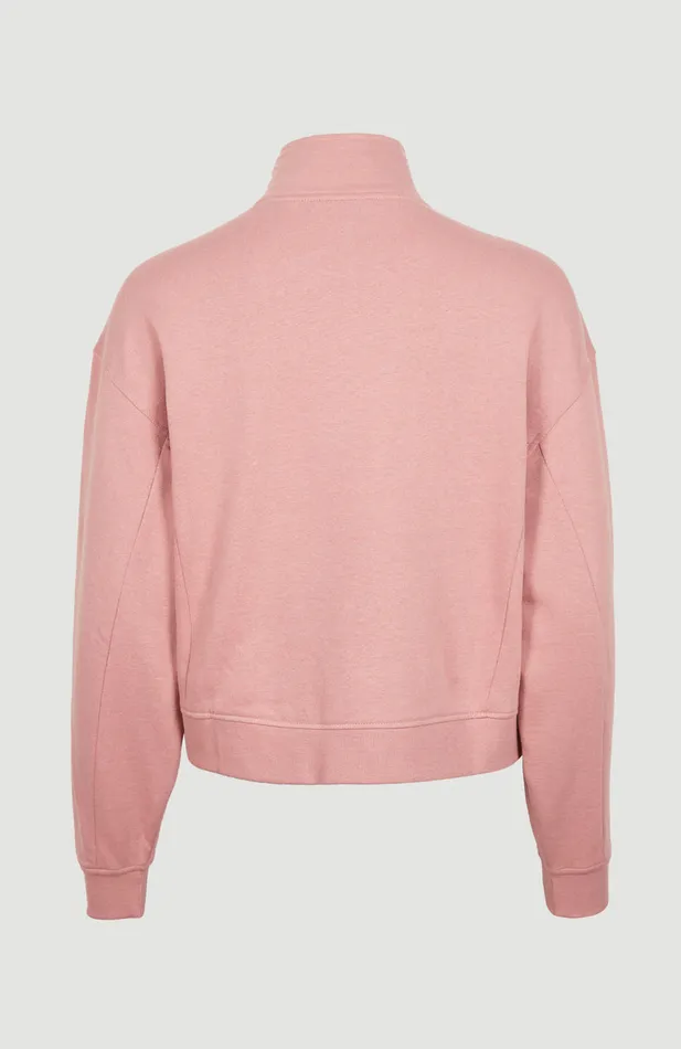 Women Bunji Half Zip Crew Sweatshirt Pink O039Neill Sweaters and Hoodies Women Bunji Half Zip Crew Sweatshirt Pink O039Neill Sweaters and Hoodies