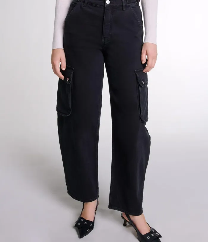 Women Cargo Jeans Maje Pants and Jeans