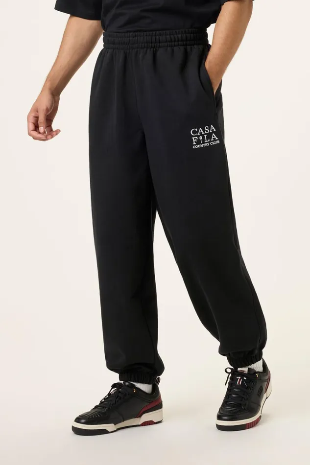 Women CASA FILA Country Club Jogger 001 Black Fila Matching Sets Women CASA FILA Country Club Jogger 001 Black Fila Matching Sets