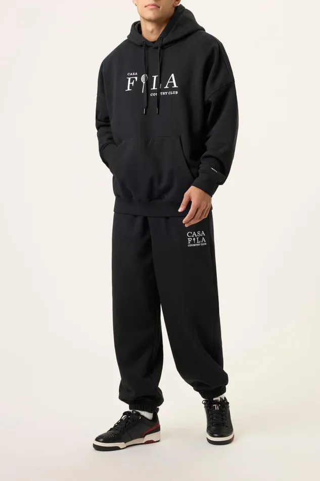 Women CASA FILA Country Club Jogger 001 Black Fila Matching Sets Women CASA FILA Country Club Jogger 001 Black Fila Matching Sets