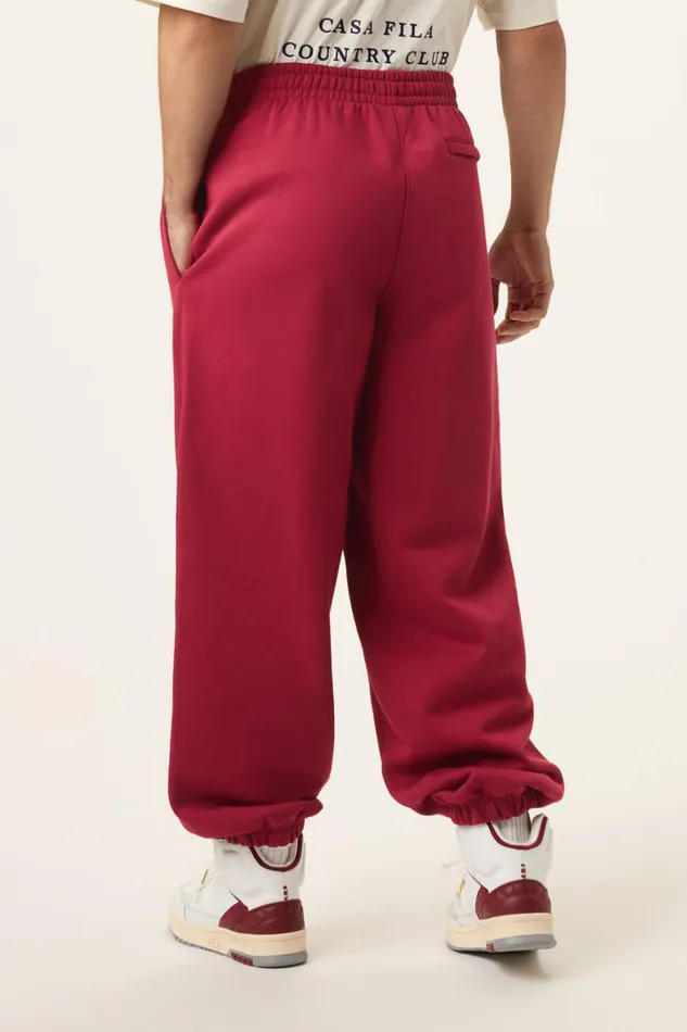 Women CASA FILA Country Club Jogger 600 Tinetan Red Fila Pants and Shorts Women CASA FILA Country Club Jogger 600 Tinetan Red Fila Pants and Shorts