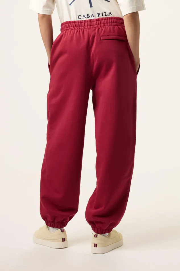 Women CASA FILA Country Club Jogger 600 Tinetan Red Fila Pants and Shorts Women CASA FILA Country Club Jogger 600 Tinetan Red Fila Pants and Shorts