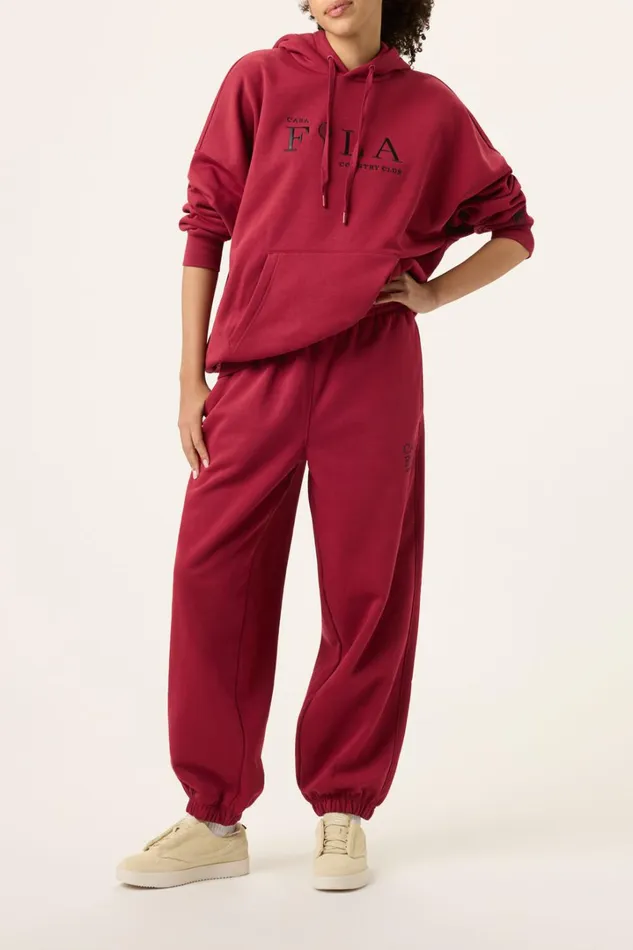 Women CASA FILA Country Club Jogger 600 Tinetan Red Fila Pants and Shorts Women CASA FILA Country Club Jogger 600 Tinetan Red Fila Pants and Shorts