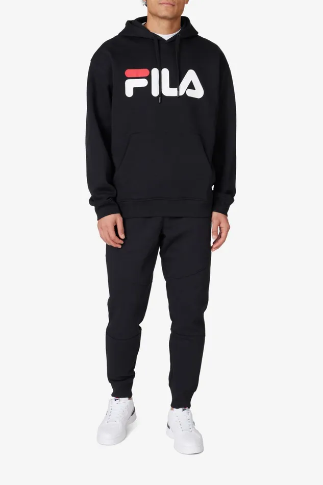 Women Classic Relaxed Fila Logo Hoodie Fila Matching Sets