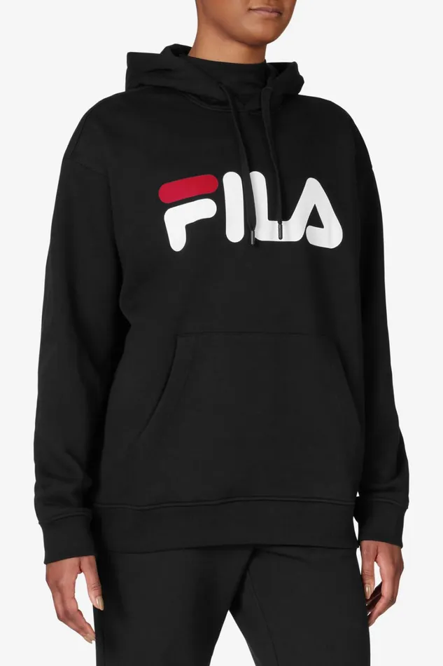 Women Classic Relaxed Fila Logo Hoodie Fila Matching Sets