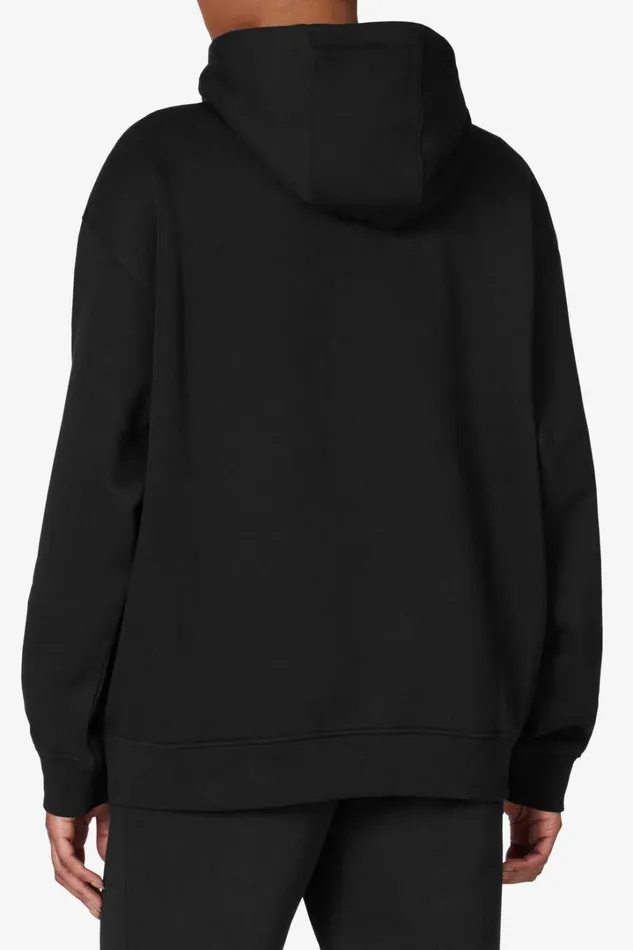 Women Classic Relaxed Fila Logo Hoodie Fila Matching Sets
