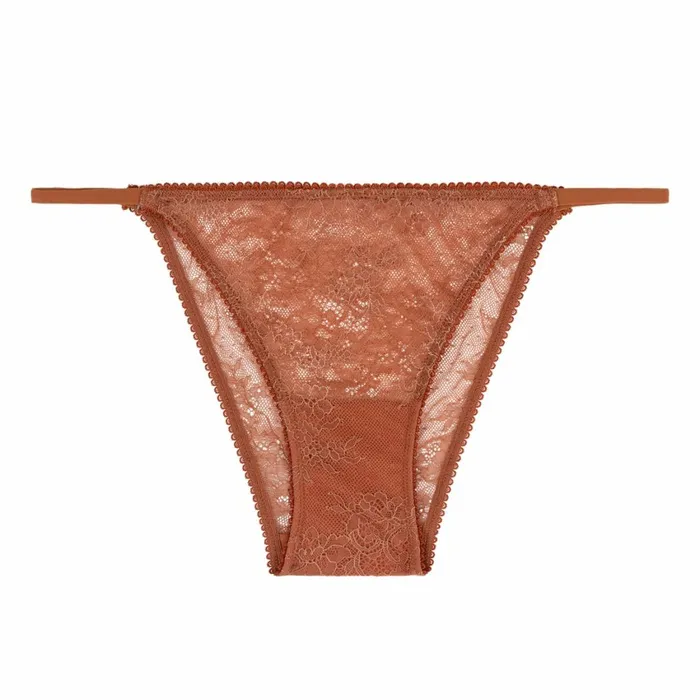 Women Clio Tangastyle Briefs Brown Love Stories Briefs