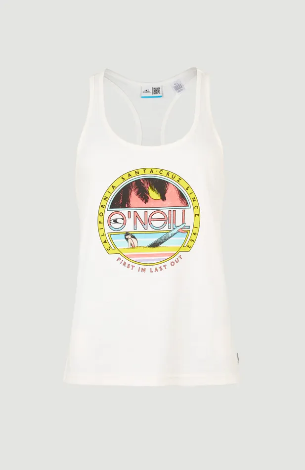 Women Connective Graphic Tanktop White O039Neill TShirts and Tops Women Connective Graphic Tanktop White O039Neill TShirts and Tops