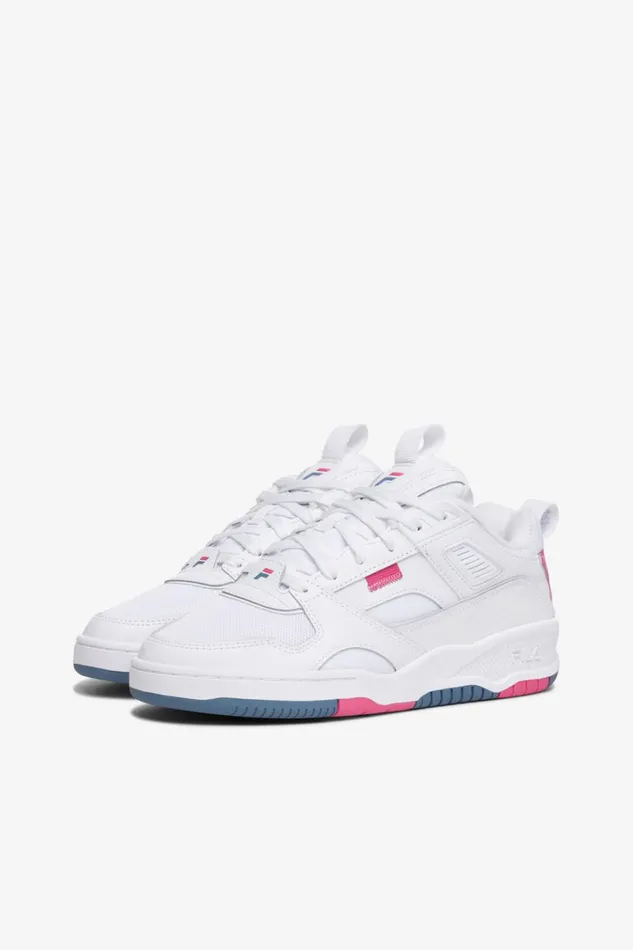 Women Corda 149 White Hot Pink Coronet Blue Fila Sneakers