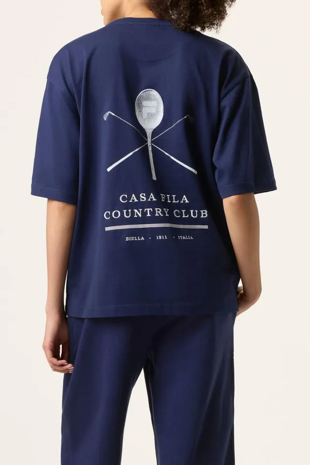 Women Country Club Raquet Box Tee 400 Fila Navy Fila Tops and TShirts Women Country Club Raquet Box Tee 400 Fila Navy Fila Tops and TShirts
