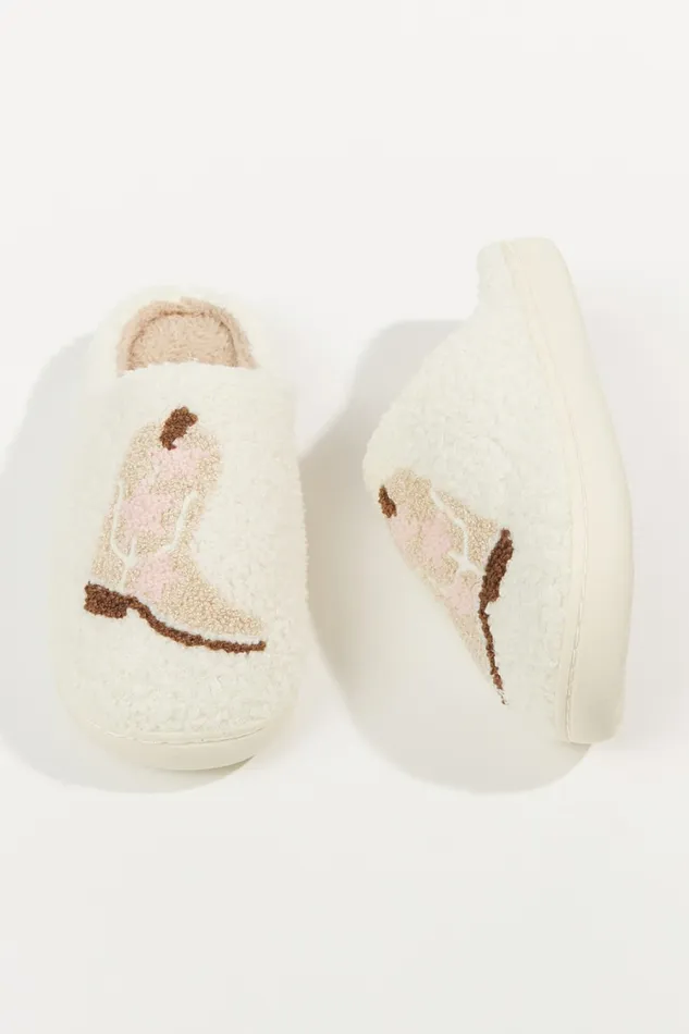 Women Cowboy Boot Cozy Slippers Slippers Altar8217d State