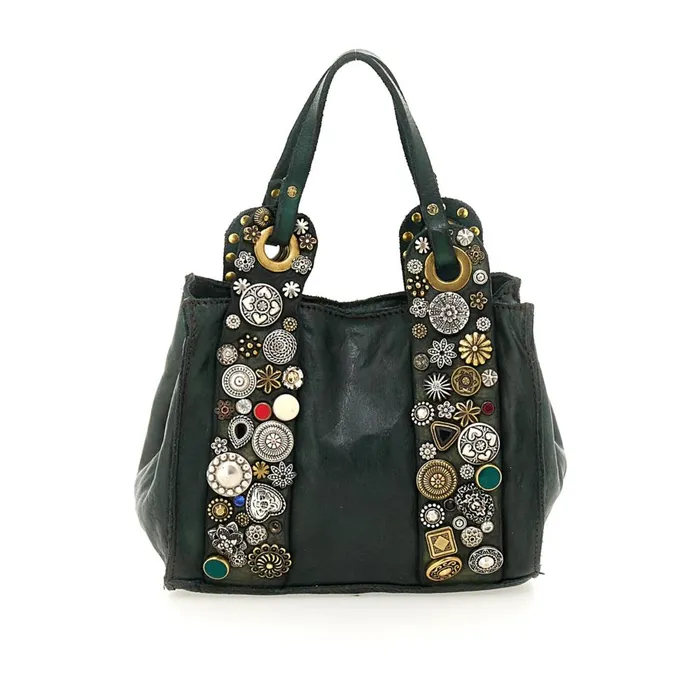 Women Crossbody Bags Campomaggi Bella Di Notte Green
