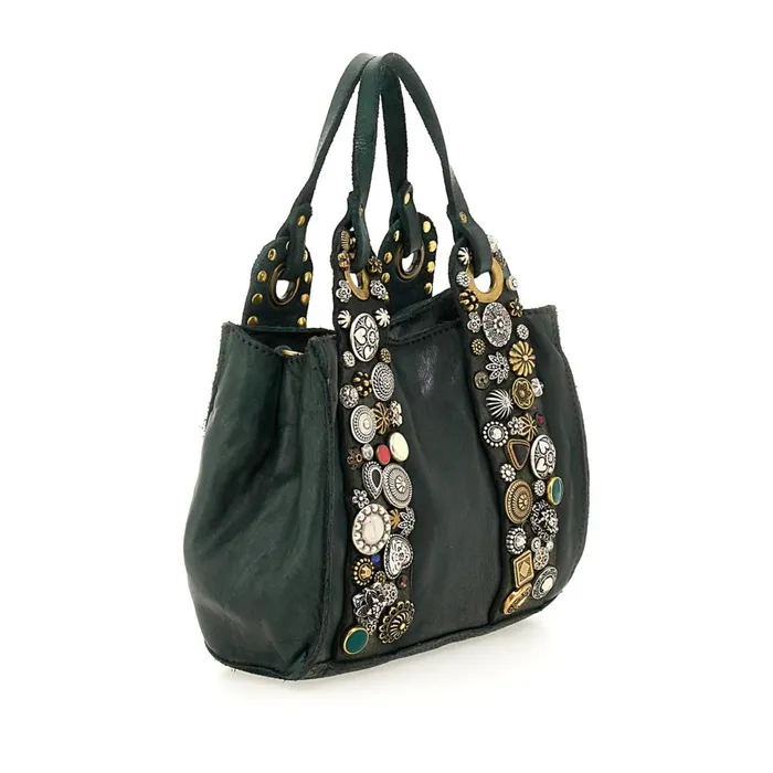Women Crossbody Bags Campomaggi Bella Di Notte Green Women Crossbody Bags Campomaggi Bella Di Notte Green
