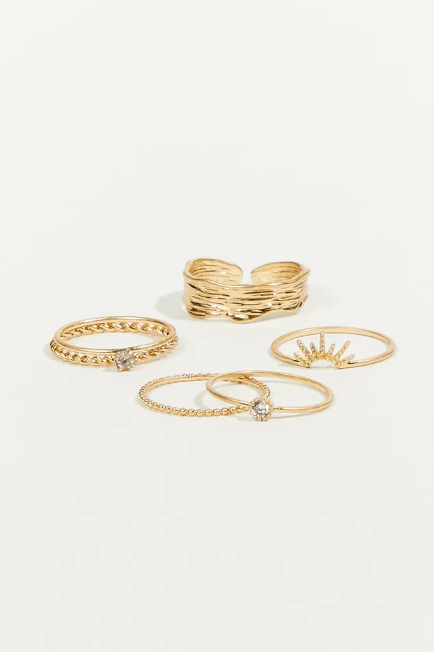 Women Dainty Ring 5 Pack Jewelry Altar8217d State