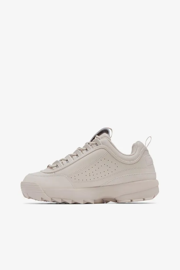 Women Disruptor 2 Premium 063 Silver Gray Silver Gray White Sand Fila Sneakers