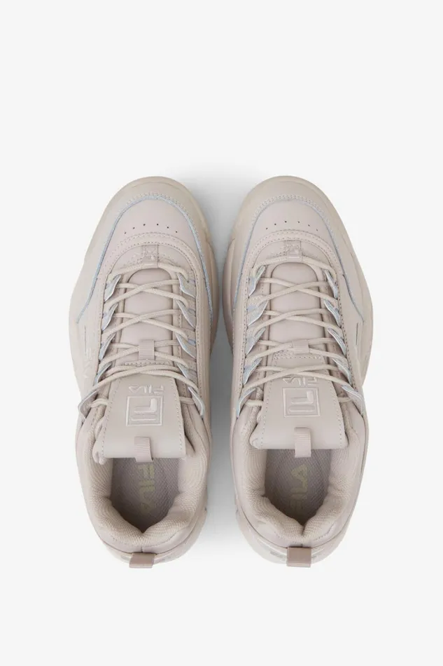 Women Disruptor 2 Premium 063 Silver Gray Silver Gray White Sand Fila Sneakers