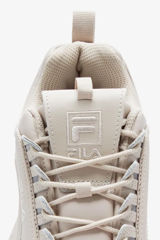 Women Disruptor 2 Premium 063 Silver Gray Silver Gray White Sand Fila Sneakers