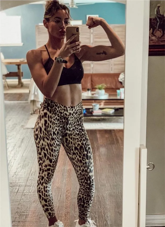 Women Dona Jo Leggings and Capris Lite Legging Cheetah