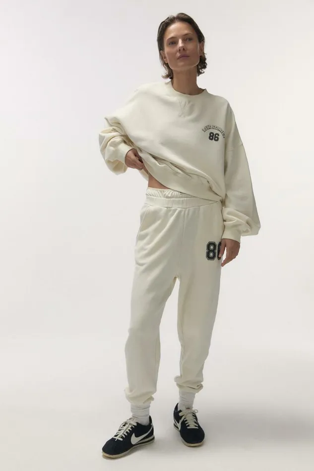 Women Donna Comfortable Trackpants Off White Love Stories Pants and Leggings
