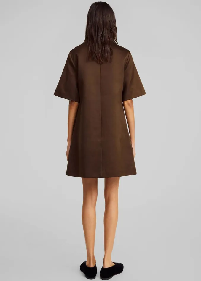 Women Dresses The Frankie Shop By Malene Birger Harperz Dress 8211 Dark Mahogany