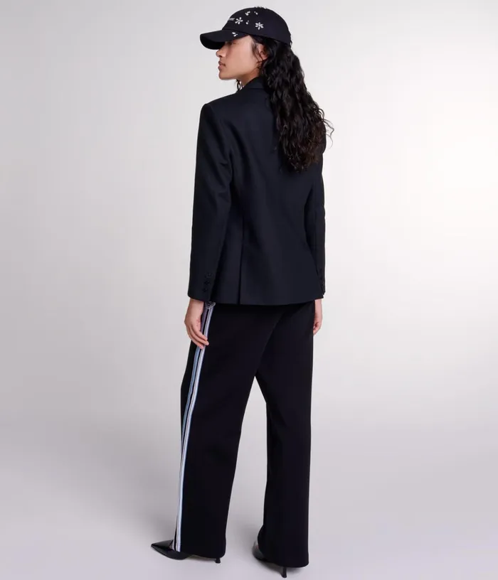 Women Embroidered Suit Jacket Maje Blazers and Jackets