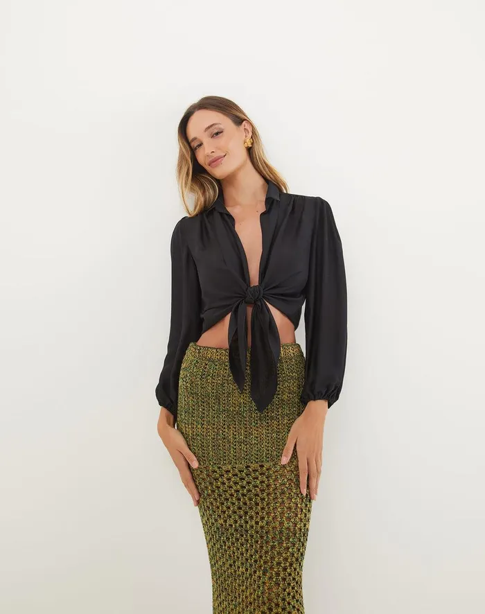 Women Erica Blouse 8211 Black ViX Paula Hermanny Tops