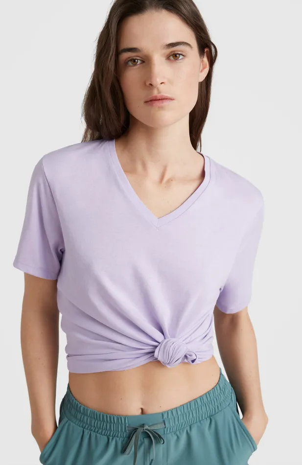 Women Essentials VNeck TShirt Purple O039Neill TShirts and Tops Women Essentials VNeck TShirt Purple O039Neill TShirts and Tops