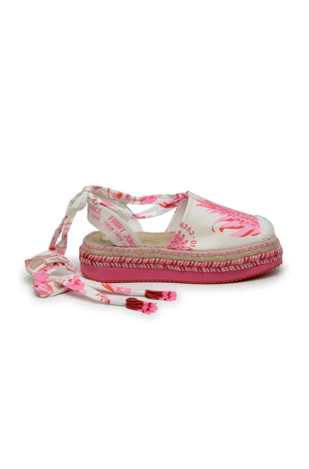 Women Farm Rio Sandals Pink Fruit Juice Espadrille Platform Sandal Women Farm Rio Sandals Pink Fruit Juice Espadrille Platform Sandal