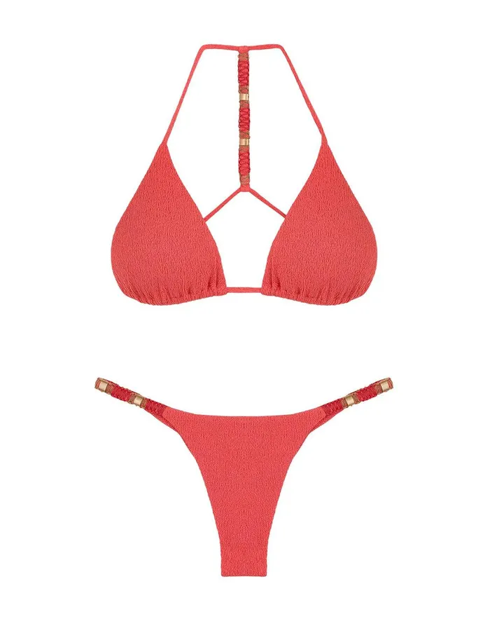 Women Firenze Sally Detail Bottom 8211 Raspberry ViX Paula Hermanny Bottoms